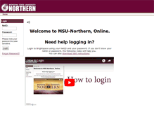 Tablet Screenshot of northern.desire2learn.com