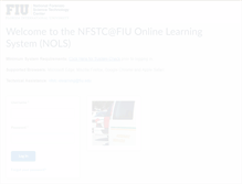 Tablet Screenshot of nfstc.desire2learn.com