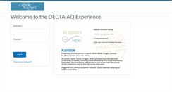 Desktop Screenshot of oecta.desire2learn.com
