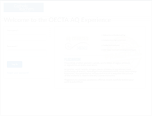 Tablet Screenshot of oecta.desire2learn.com